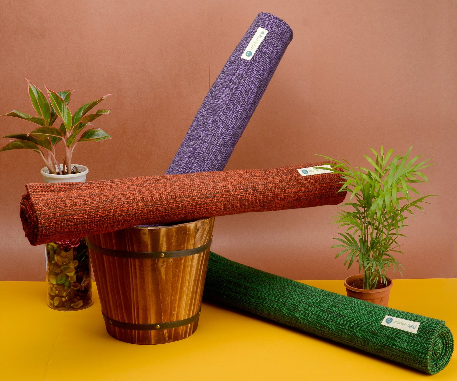 Cotton yoga mat layering guide