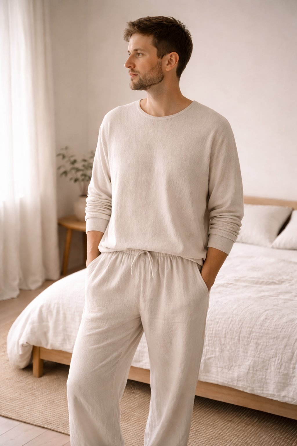Cotton Lounge Set — Men
