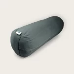 Modern Yogi Round Yoga Bolster made with 100% cotton. Gray Color