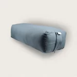 Modern Yogi Rectangular Yoga Bolster made with 100% cotton. Gray Color