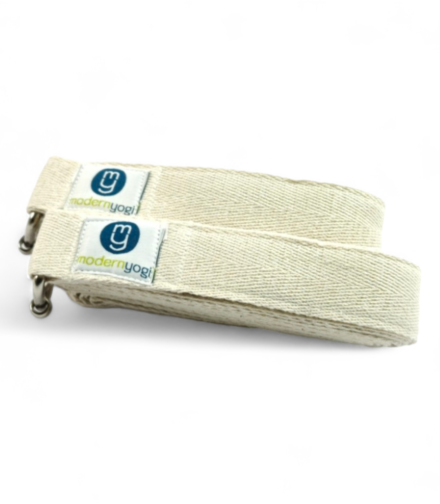 Cotton Yoga Strap | Color Ivory