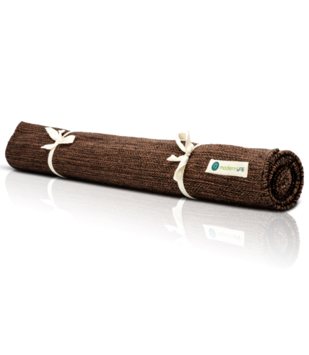 Handwoven 3mm cotton yoga mat by Modern Yogi, eco-friendly yoga mat. Natural Fabric, Hypoallergenic, Skin Friendly. Travel Lite , Light weight Mat