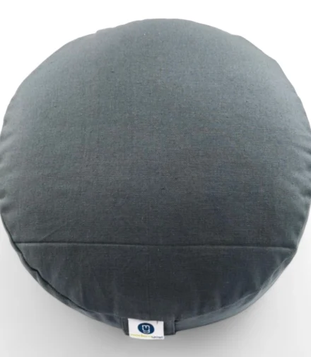 Meditation Cushion | Yoga Cushion | Kapok Filled | Color Gray