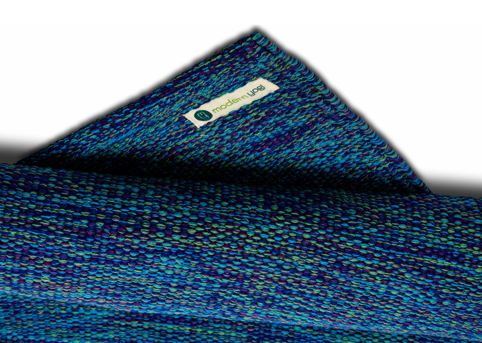 7MM Premium Thick Cotton Yoga Mat - Bohemian Paradise | Folded