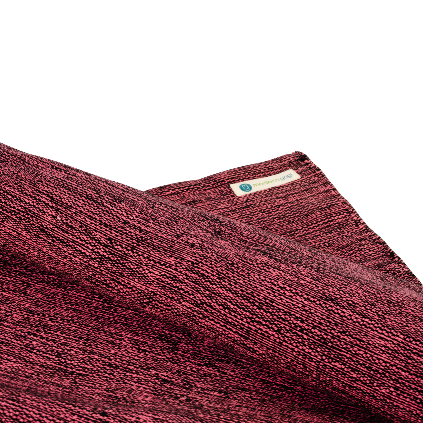 3MM Premium Thick Cotton Yoga Mat - Aurora Pink | Folded